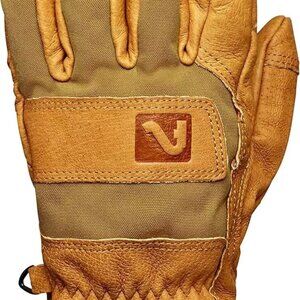 Flylow Magarac Insulated Waterproof Ski and Snowboard Glove -Natural/Rye M